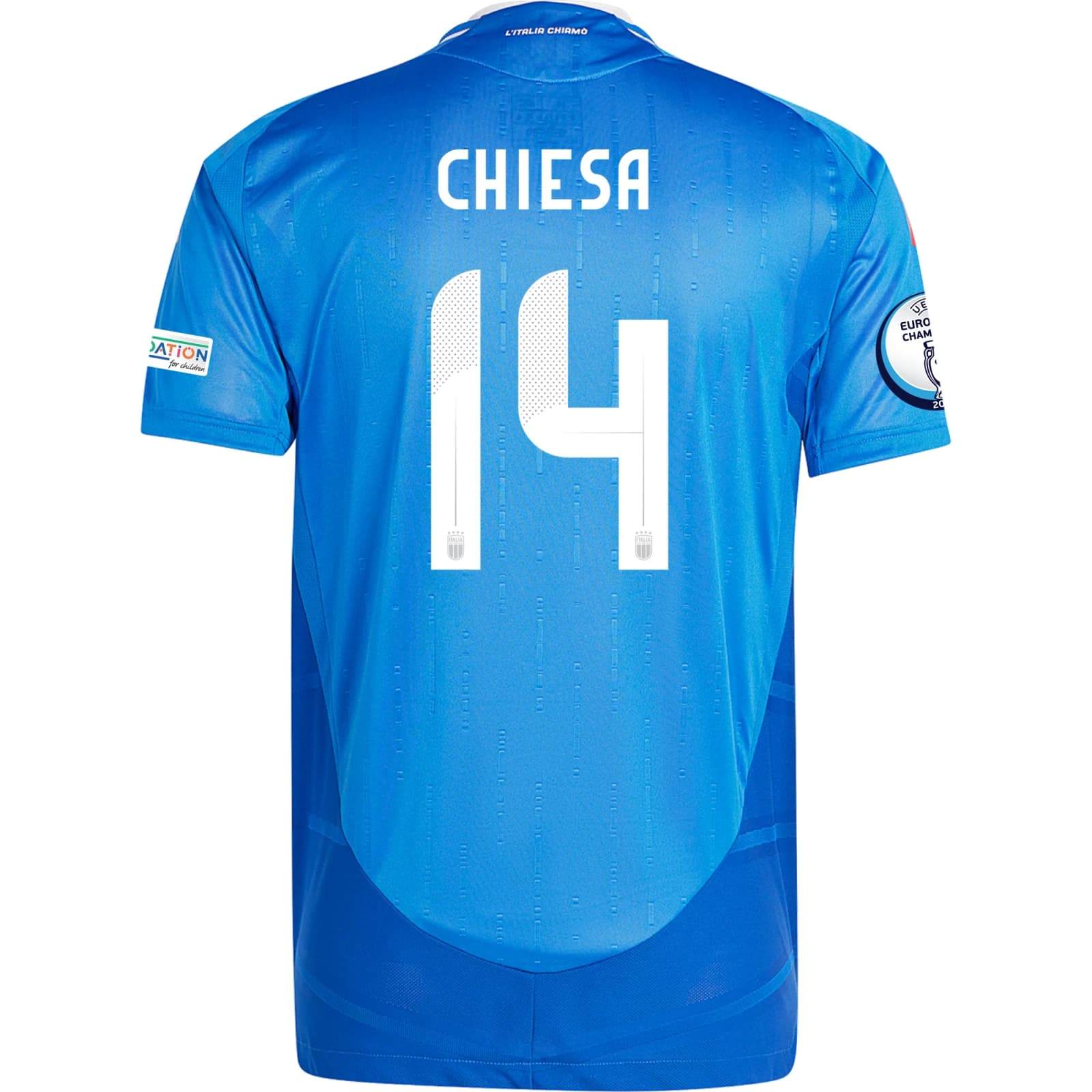 Federico Chiesa - Italy 24/25 Authentic Home Jersey