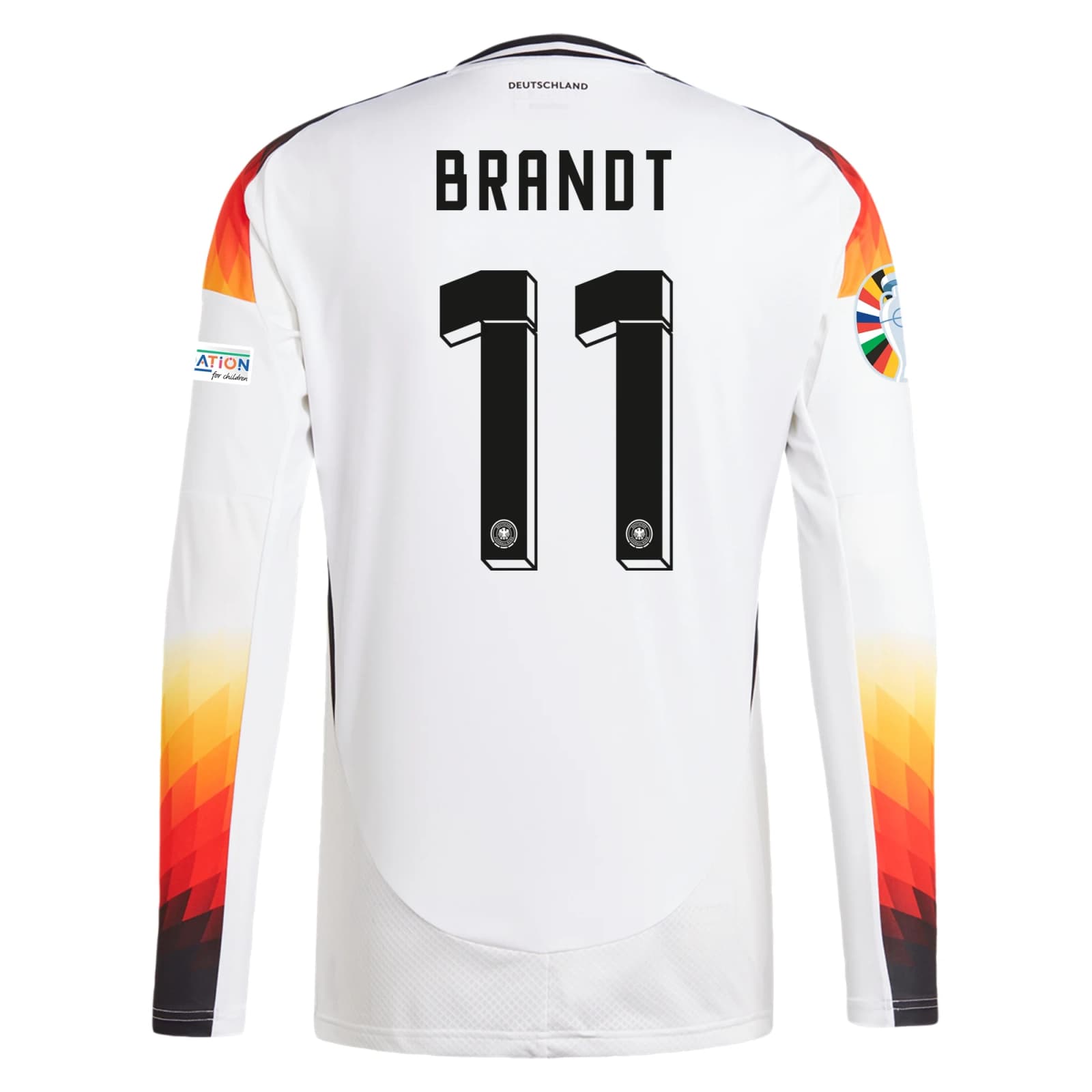 Julian Brandt - Germany 24/25 Home Jersey - Long Sleeve