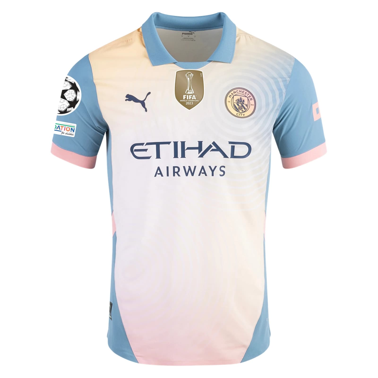 Manchester City 24/25 Authentic UCL Fourth Jersey by PUMA