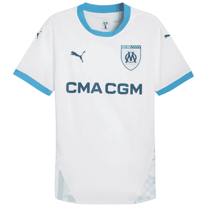 Olympique Marseille Jersey – 24/25 Authentic Home Kit