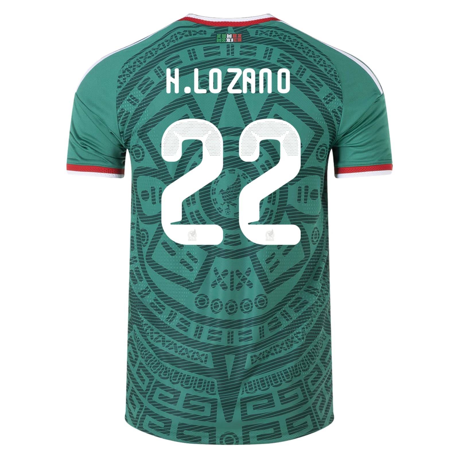 Hirving Lozano Mexico 26/27 Authentic Home Jersey
