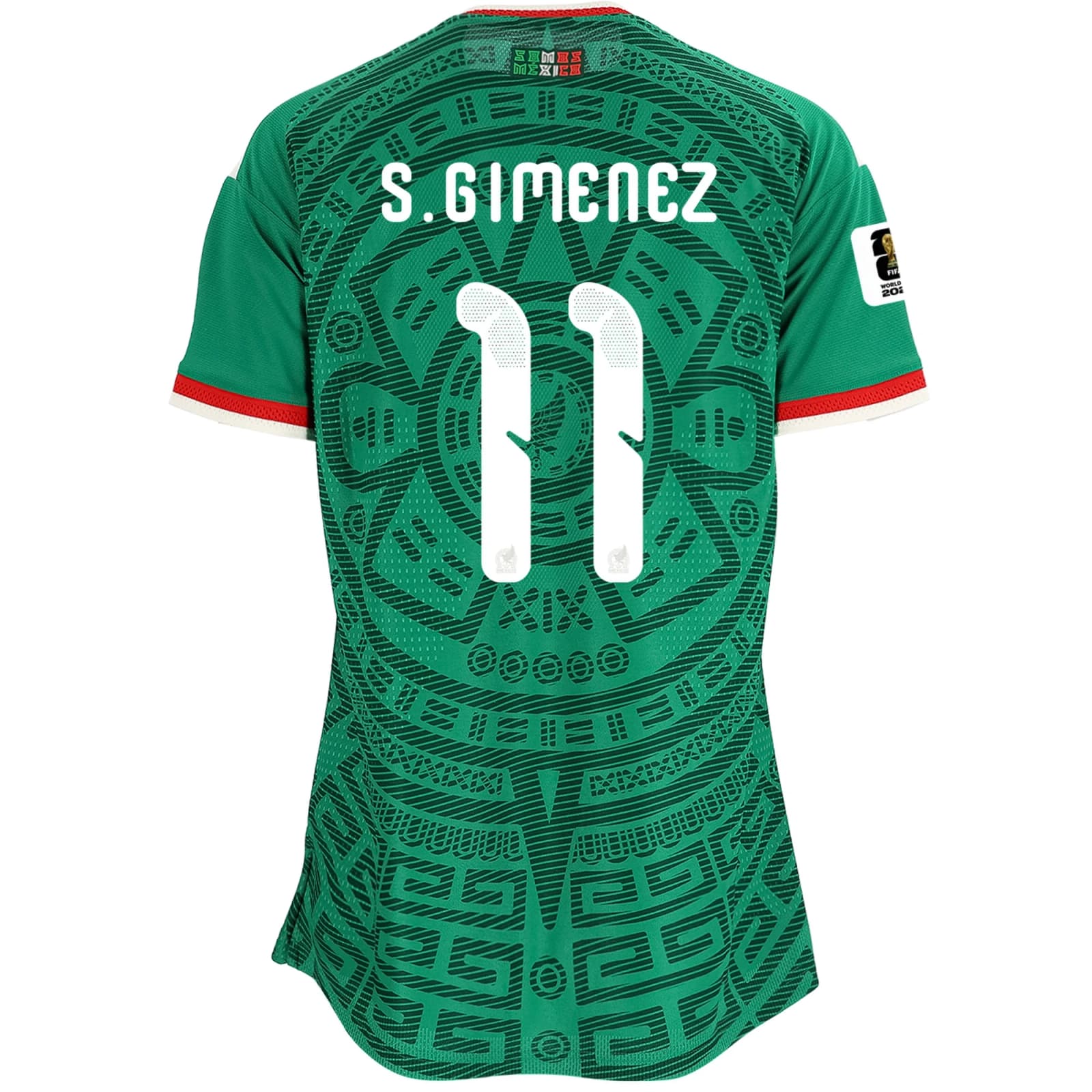 Santiago Giménez Mexico 2026/27 Adidas Women's Authentic Home Jersey
