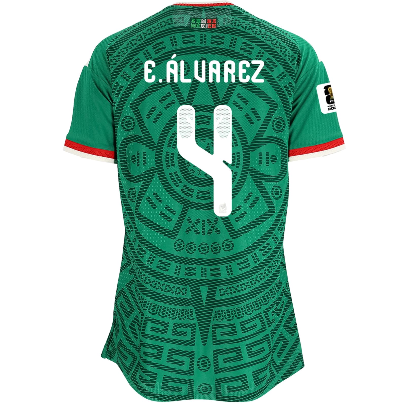 Edson Álvarez Mexico 2026/27 Adidas Women's Authentic Home Jersey