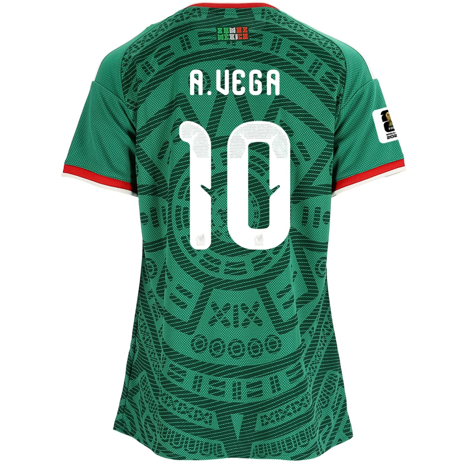 Alexis Vega Mexico 2026/27 Adidas Women's Authentic Home Jersey