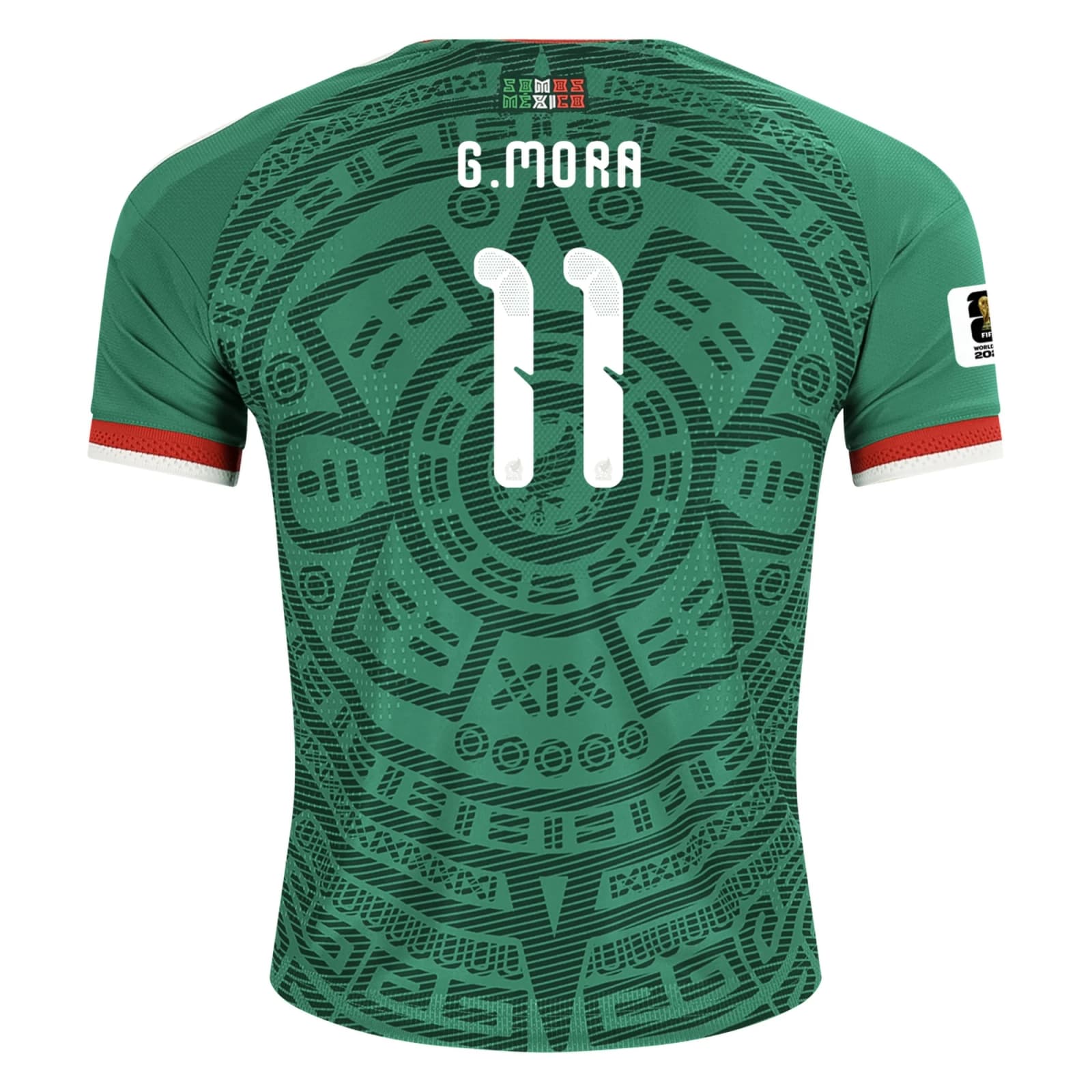 Gilberto Mora Mexico 2026/27 Adidas Authentic Home Jersey