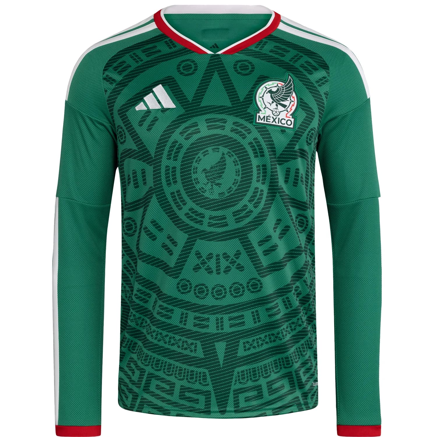 Mexico 2026 Adidas Long Sleeve Home Jersey