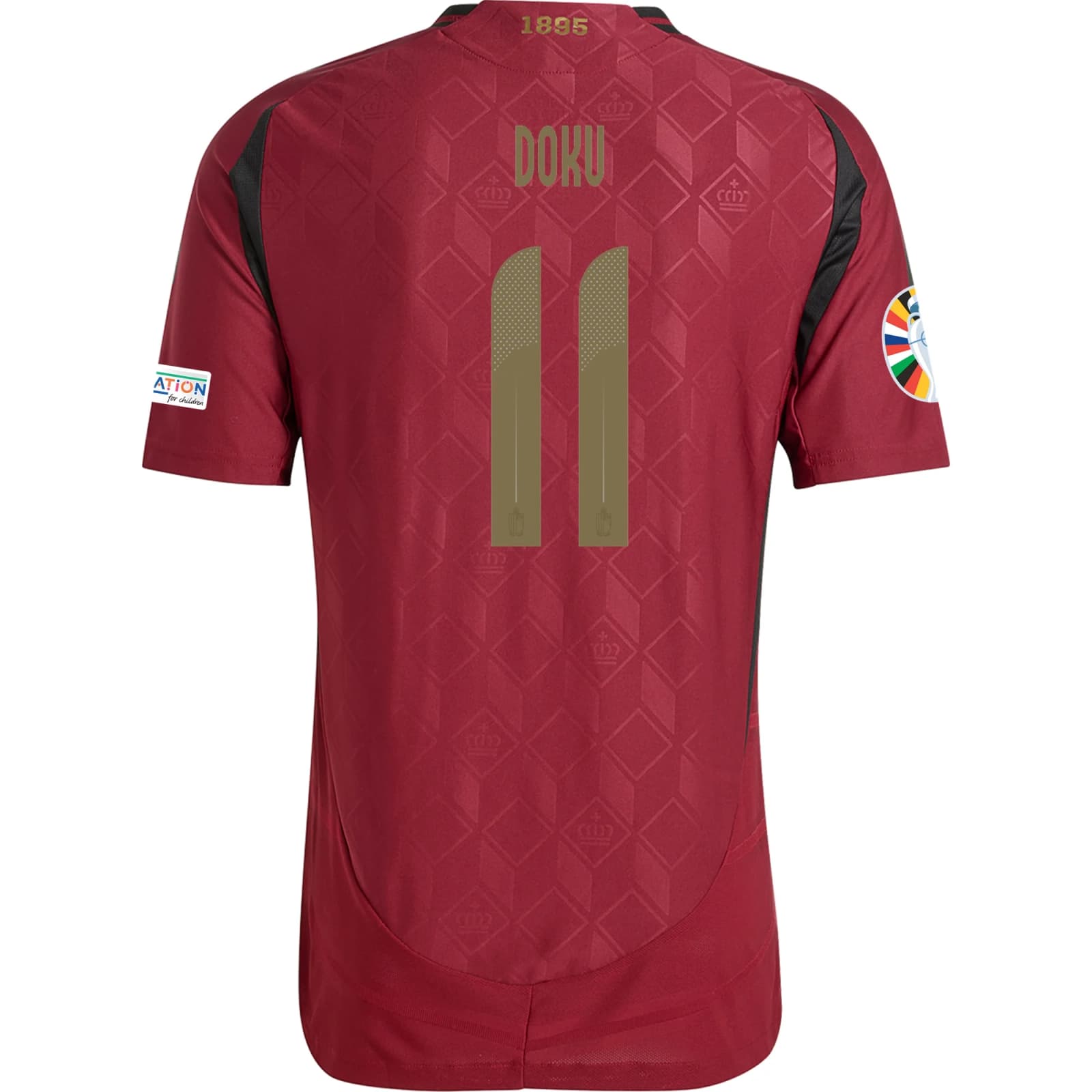 Jérémy Doku - Belgium 24/25 Authentic Home Jersey