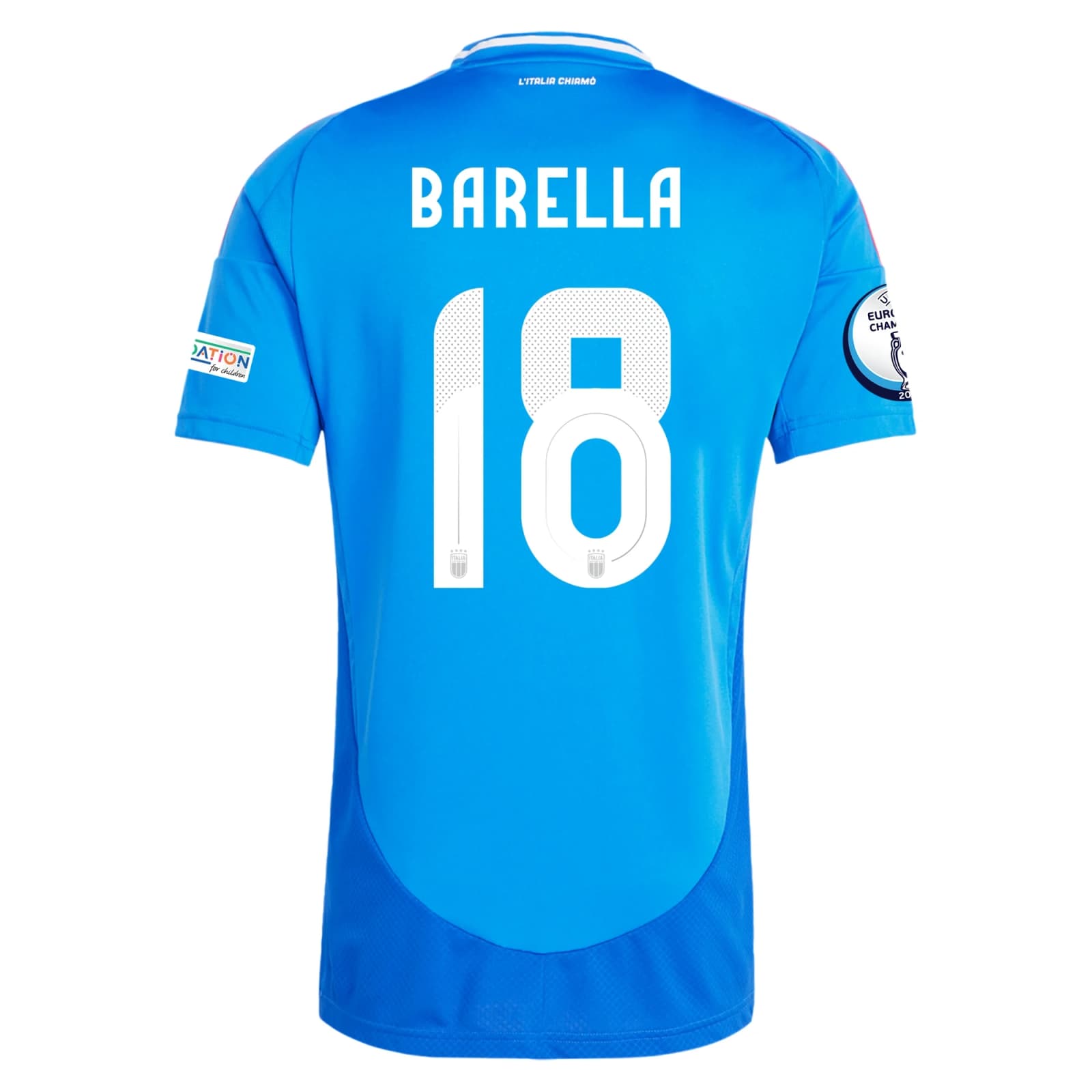 Nicolò Barella - Italy 2024 Home Jersey