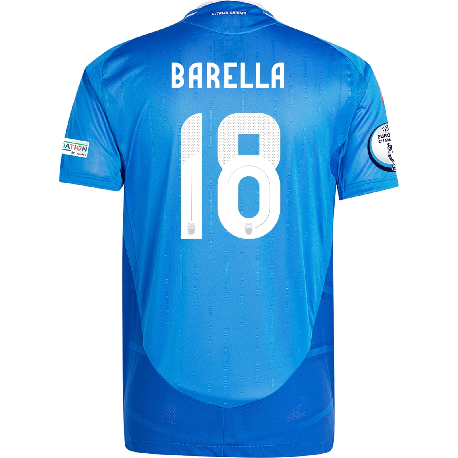Nicolò Barella - Italy 24/25 Authentic Home Jersey