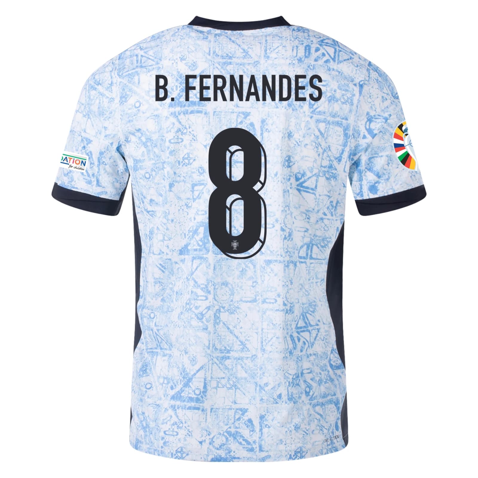 Bruno Fernandes - Portugal 24/25 Authentic Away Jersey