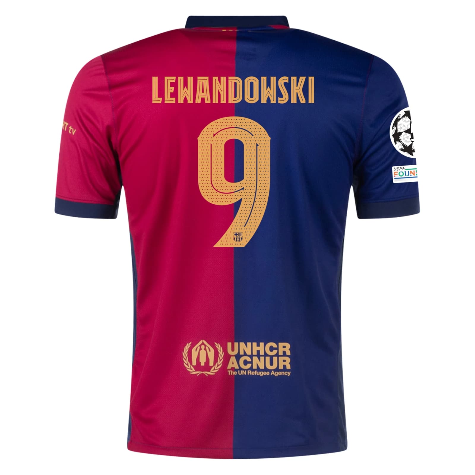 Robert Lewandowski Barcelona 24/25 UCL Home Jersey by Nike