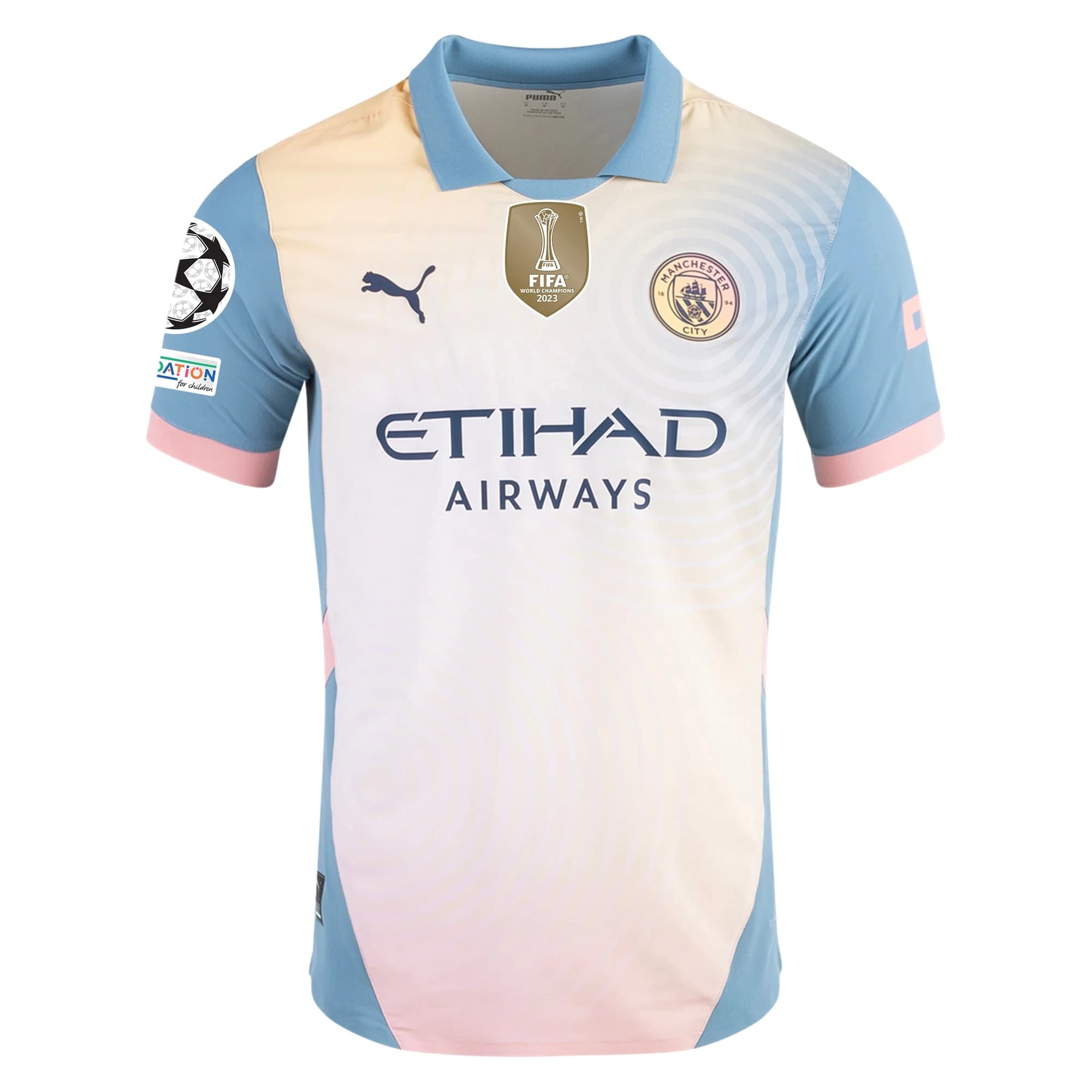 Manchester City 24/25 Authentic UCL Fourth Jersey by PUMA