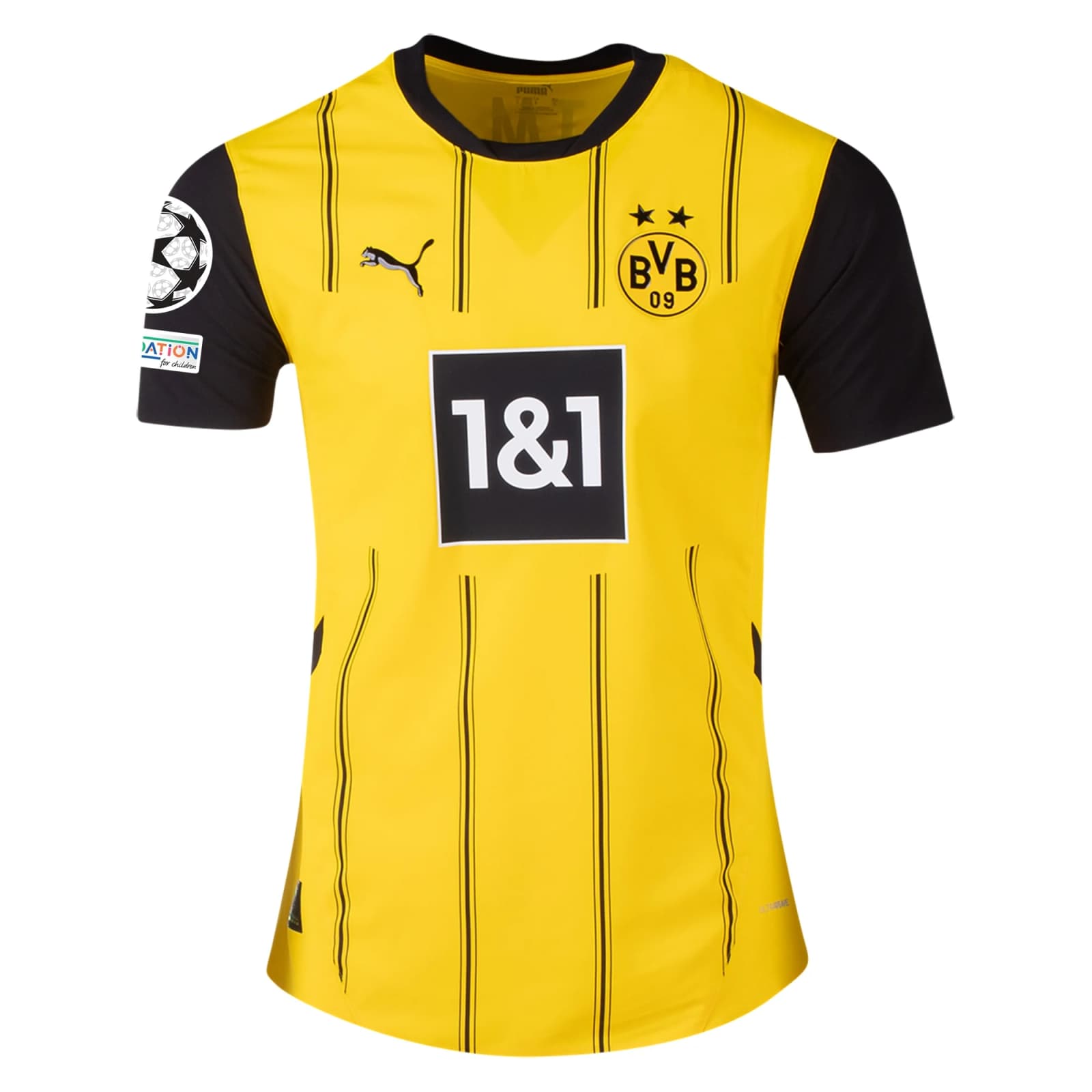 Borussia Dortmund 24/25 Authentic UCL Home Jersey by PUMA