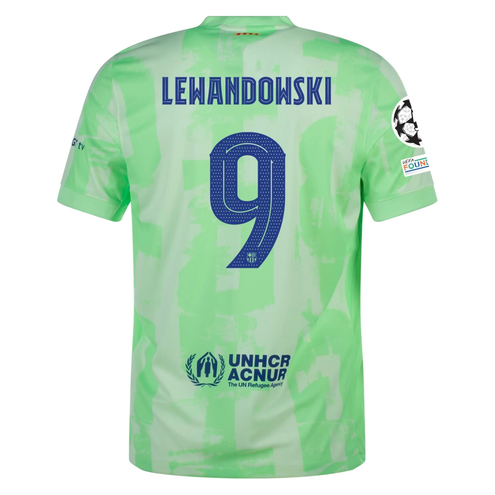 Robert Lewandowski Barcelona 24/25 UCL Third Jersey by Nike