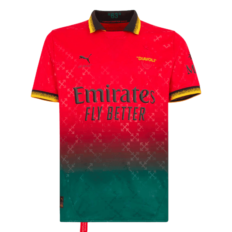 RED JERSEY PUMA X AC MILAN X OFF-WHITE™ 2024/25