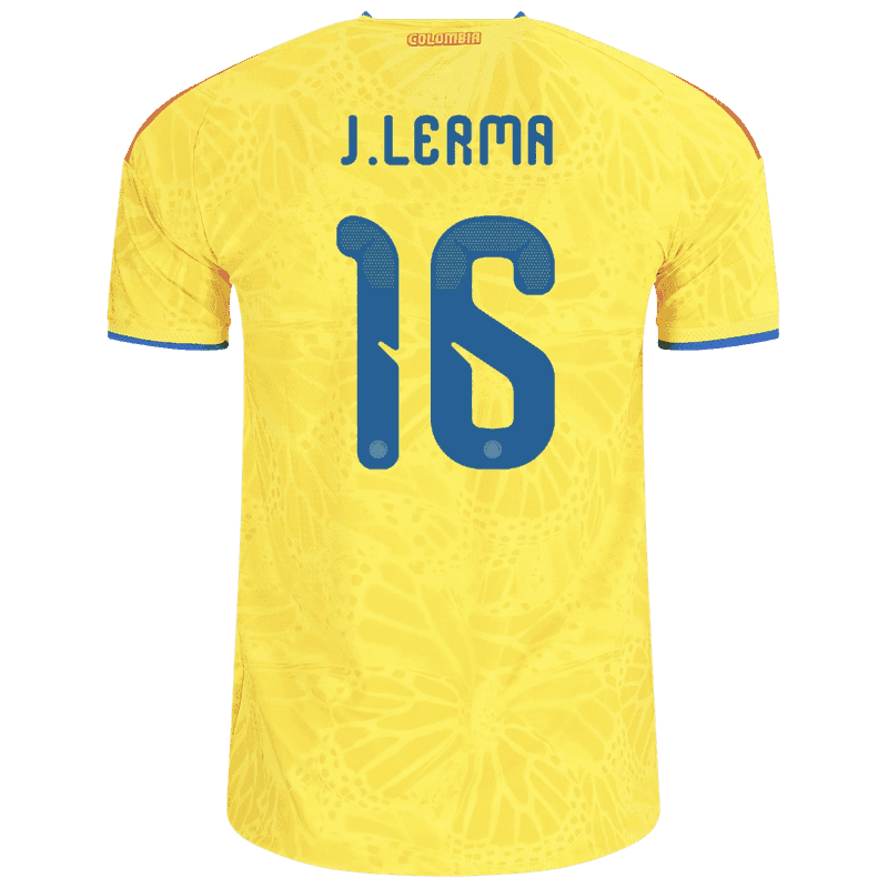 Jefferson Lerma Colombia 26/27 Authentic Home Jersey