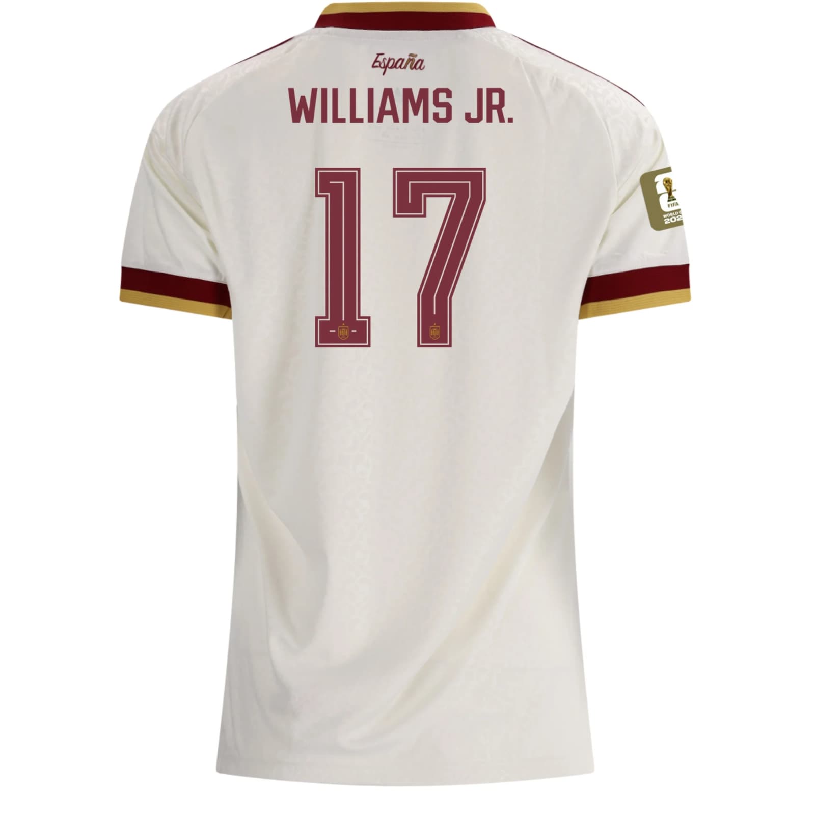 Nico Williams Spain 2026/27 Adidas Women's Away Jersey