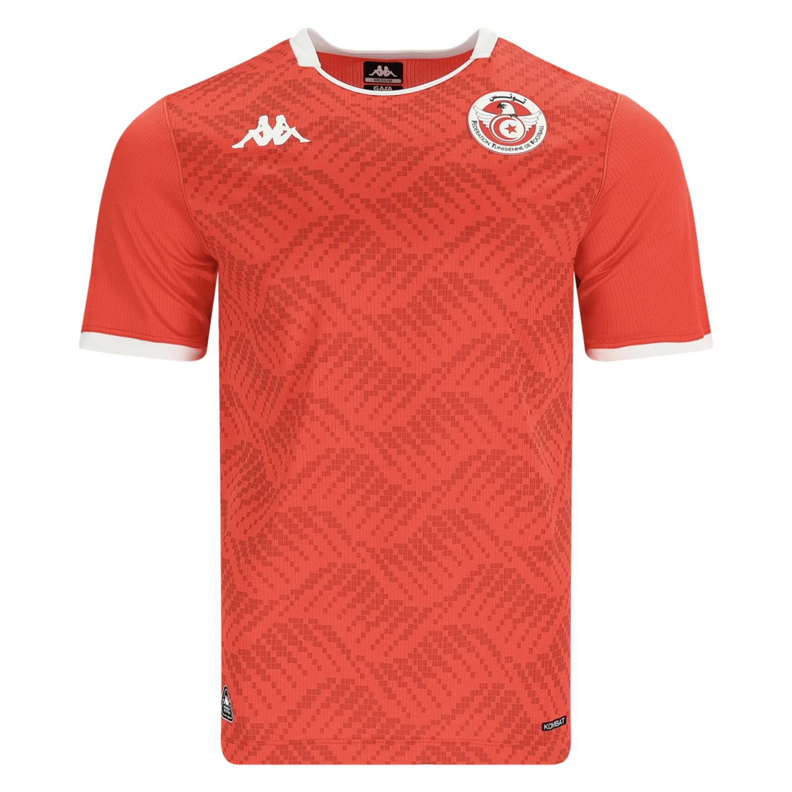 Tunisia 2026 Kappa Home jersey front view